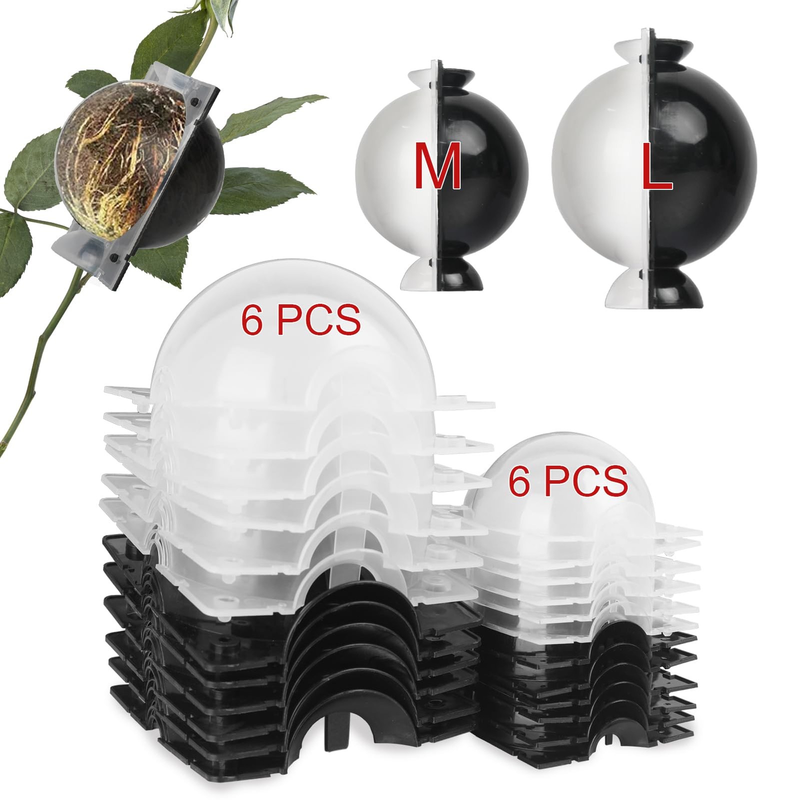 NVAAV Tree 6 Pieces Medium + 6 Large, 6 + 6 Large