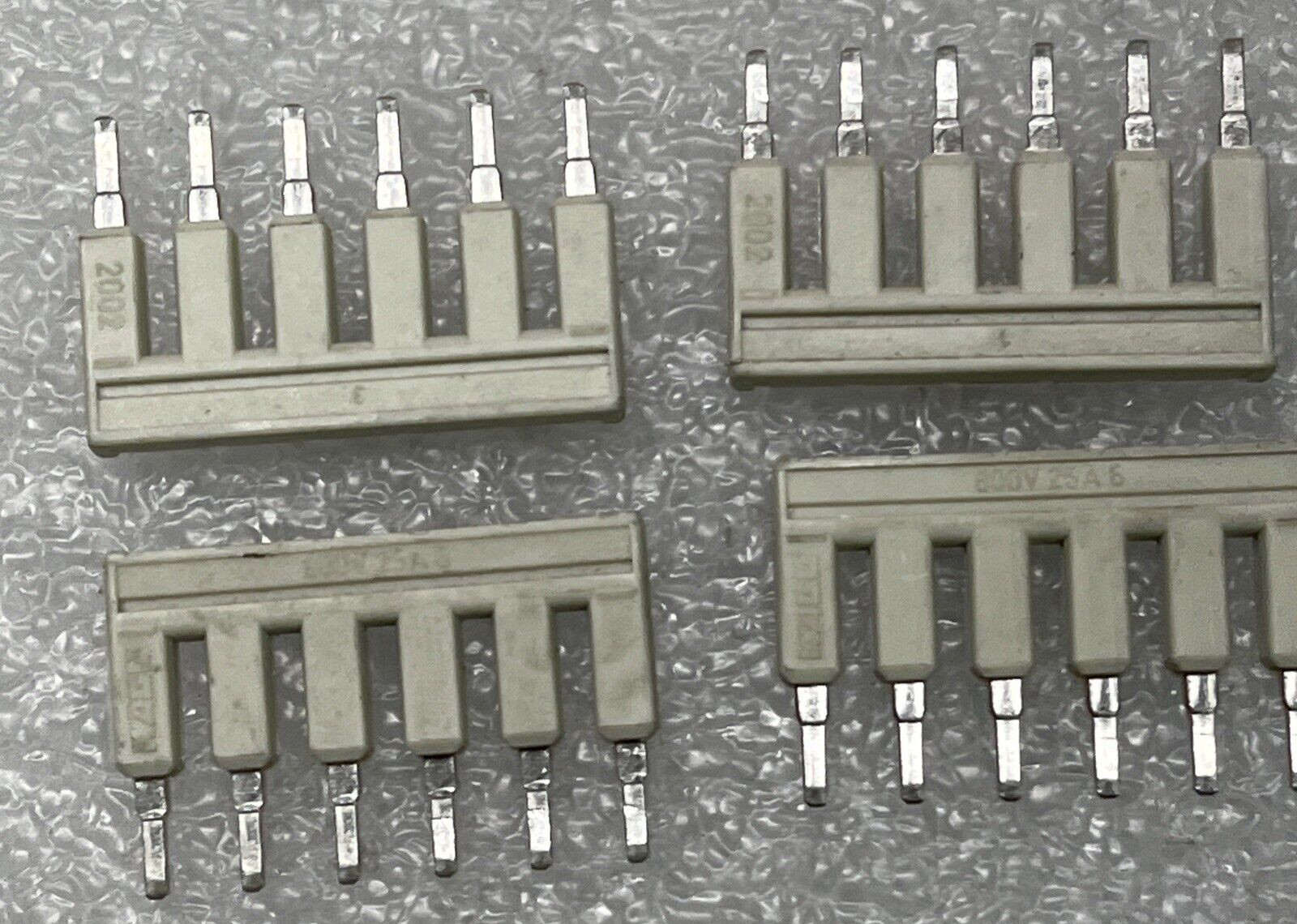 (LOT OF 4) Wago 2002-406/000-006 Jumper Bar Push-in