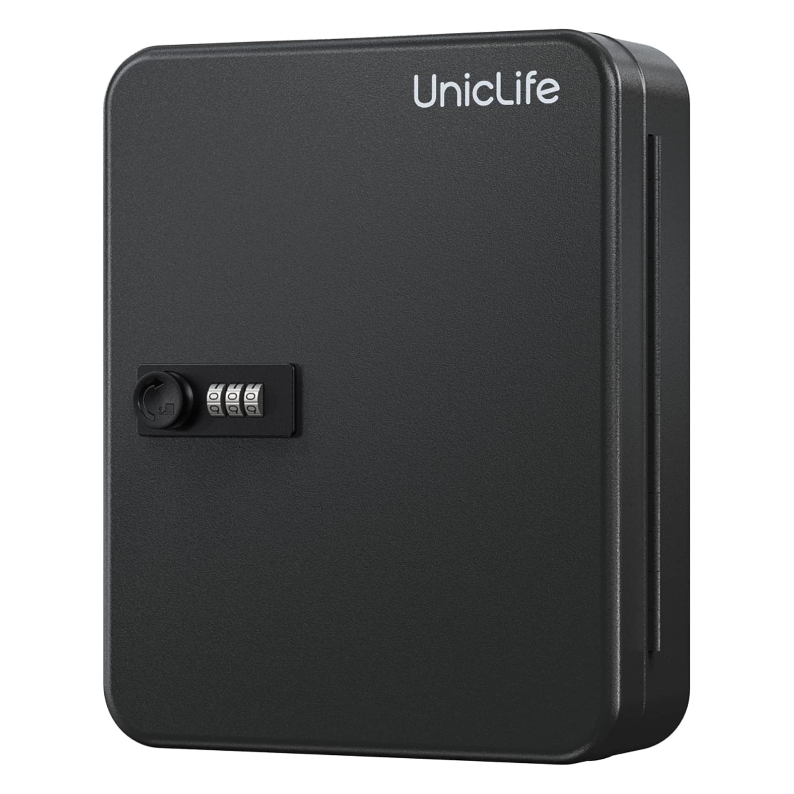 Uniclife 48 Position Key Cabinet with Combination Lock 48 Keys, Black