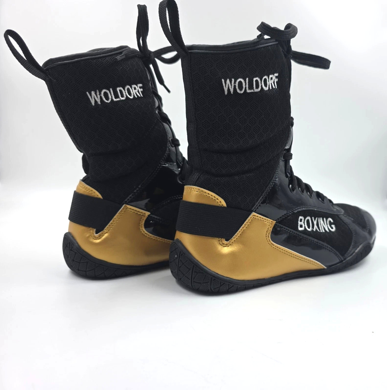 Unisex Athletic Boxing Fight Shoes with Lightweight High Top Training Footwear