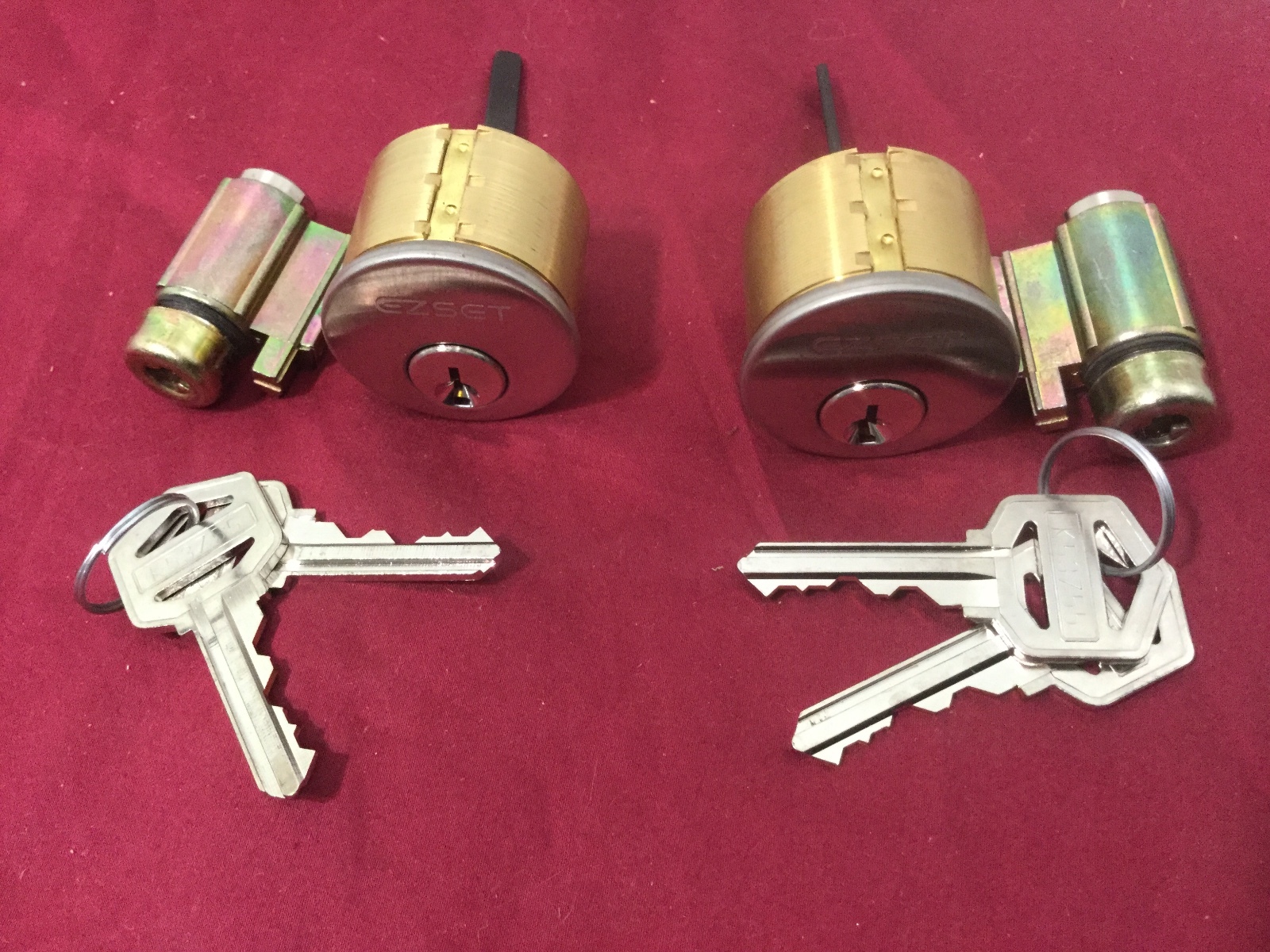 EZ Set Cylinders, Set of 4 - Locksmith