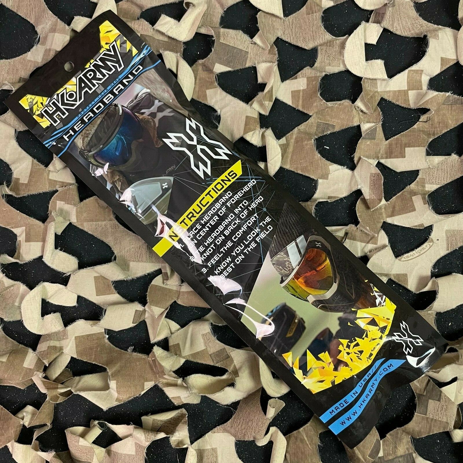 NEW HK Army Headband - Heat Striped