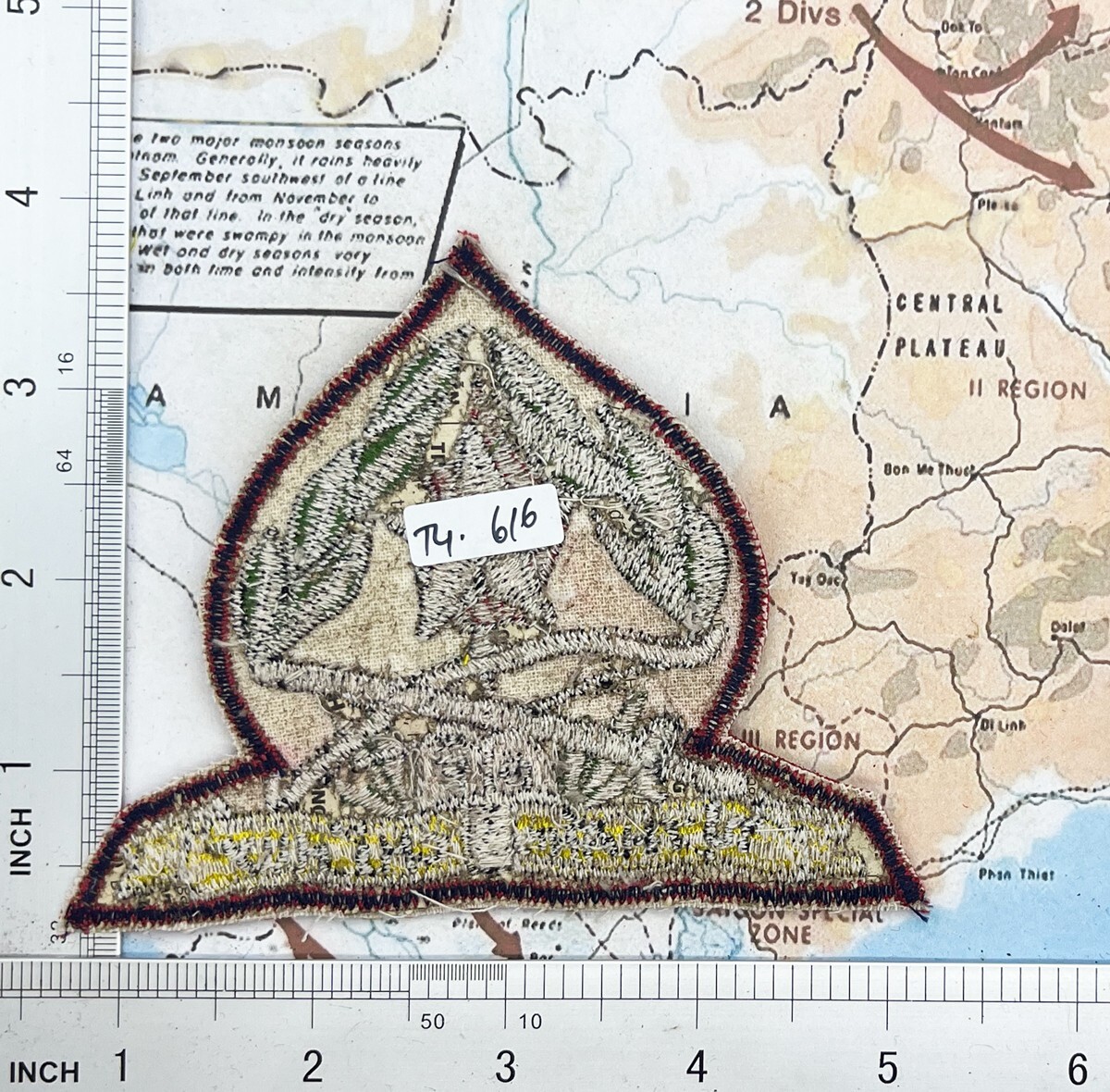 patch , arvn patch , Vietnamwar patch , t4-616