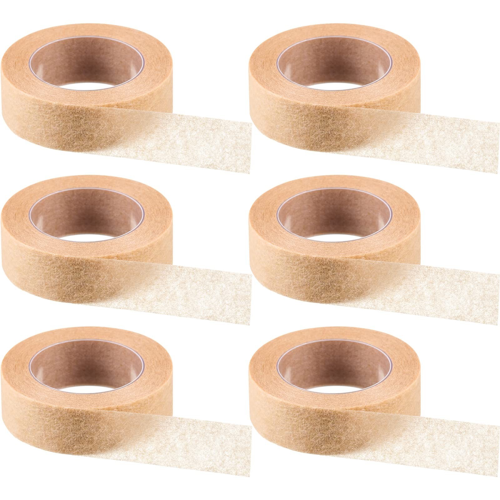 6 Rolls Flexible Skin Tape Breathable Nose Tape Self Adhesive Gauze Tape for ...