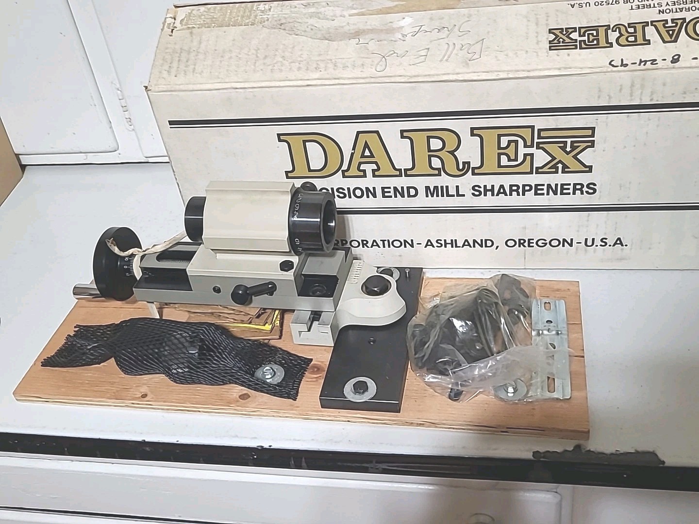 Darex 5C E-90 E-92 Radius BALL End Mill Grinding Sharpening Attachment.