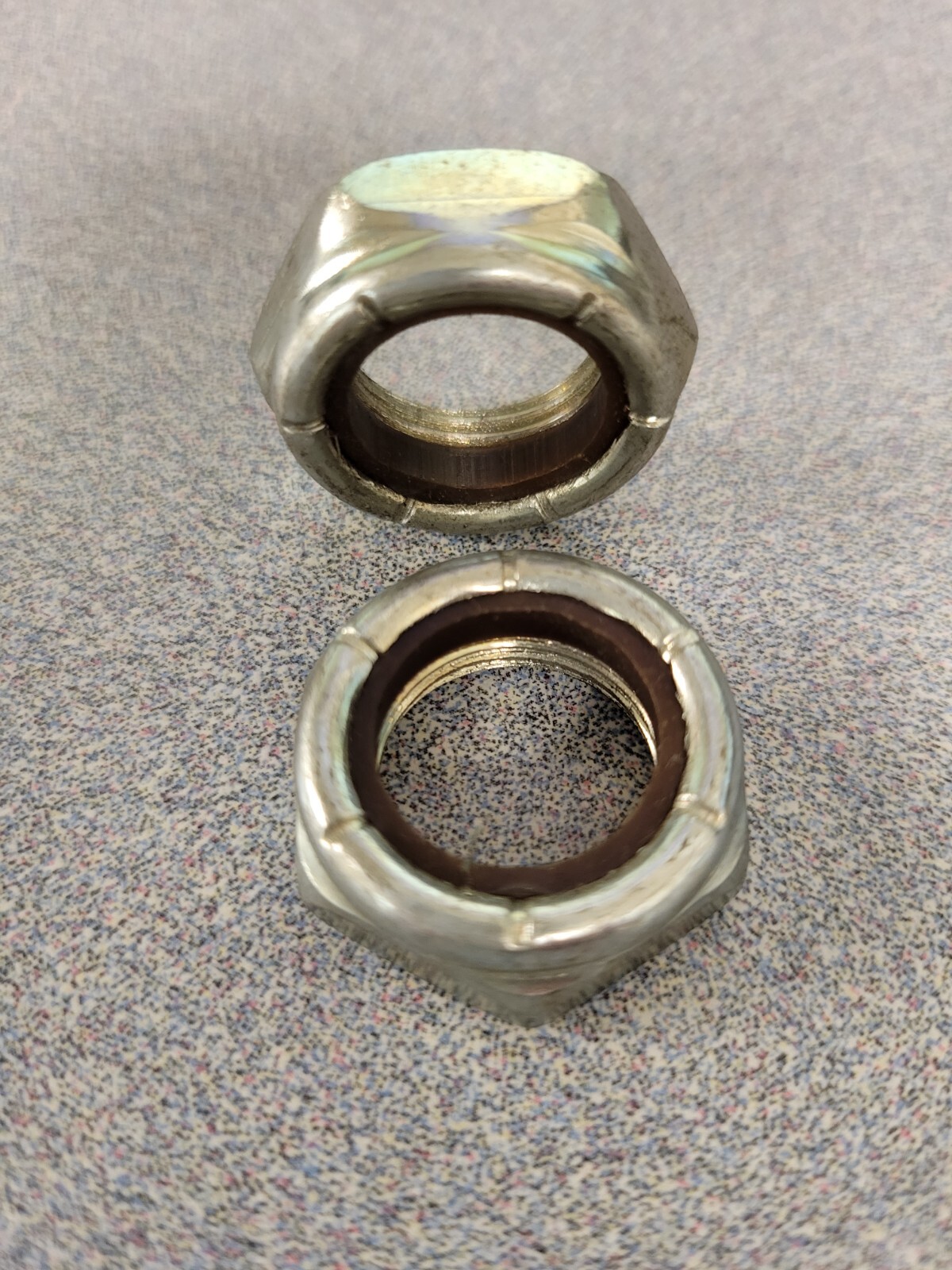 3/4-16 Nylon Insert Jam Lock Nuts Fine Thread Grade A Zinc Plated