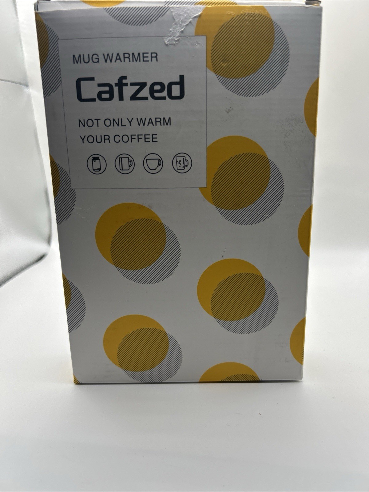 Cafzed Coffee Mug Warmer White A301 30W AC 110V 120V 60HZ LED Display Timer