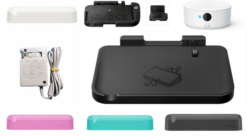Nintendo 3DS XL LL Genuine AC adapter Charging Cradle Chager Circle Pad Pro
