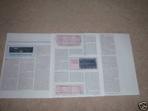 Nakamichi 680ZX Dual Speed Cassette Review, 3 pgs, 1980 3 Head Legend!
