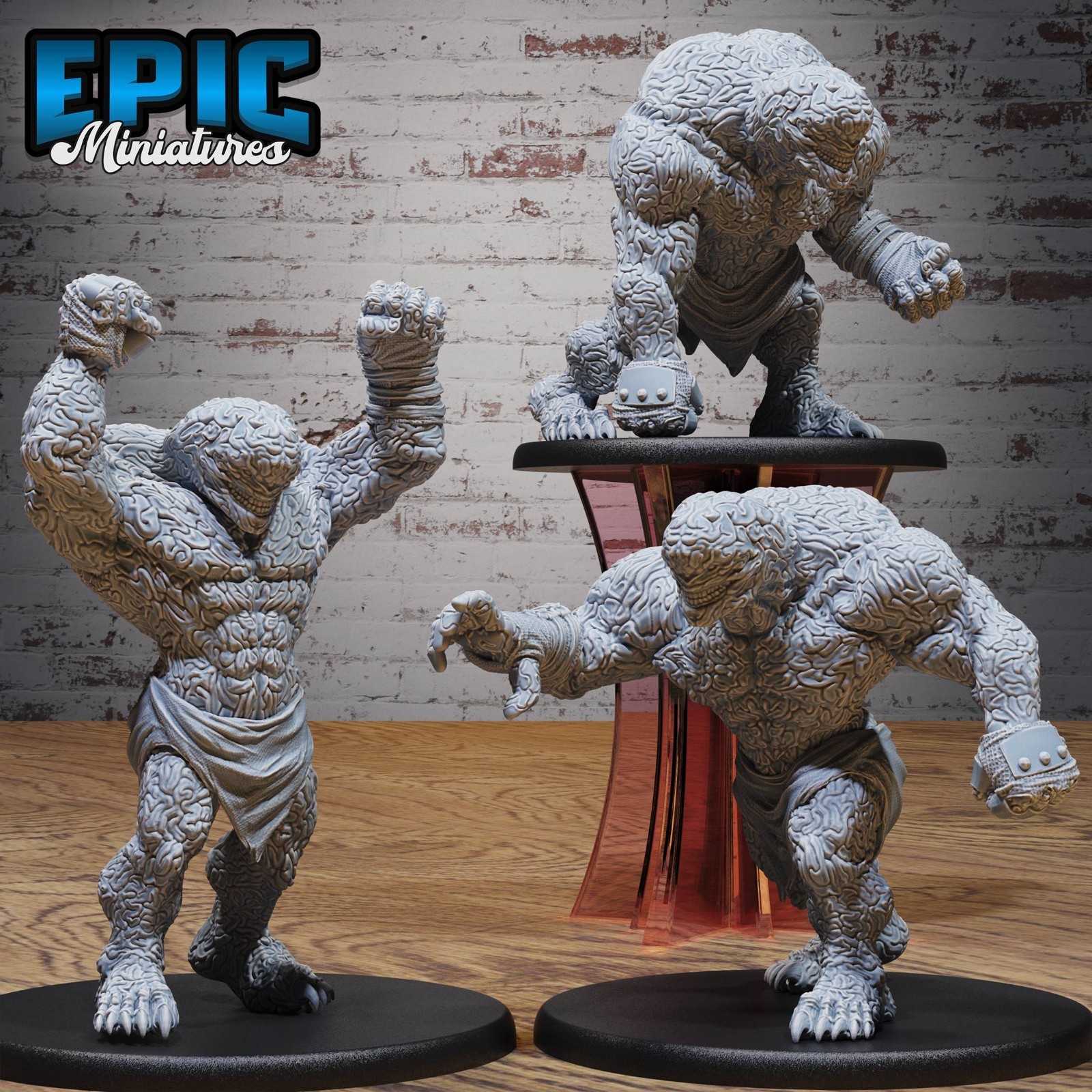 Brain Golem | D&D Dungeons and Dragons Tabletop Miniature 28-32mm Scale