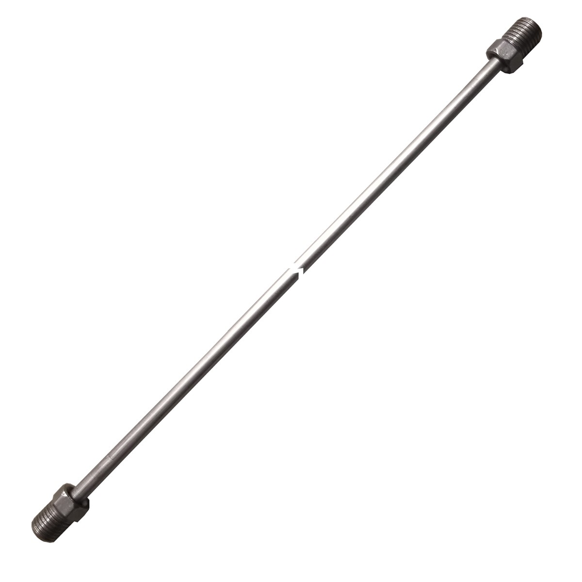 3/16" Brake Line 24 INCH STAINLESS STEEL 3/8-24 Tube Nuts 45 Degree Double Flare