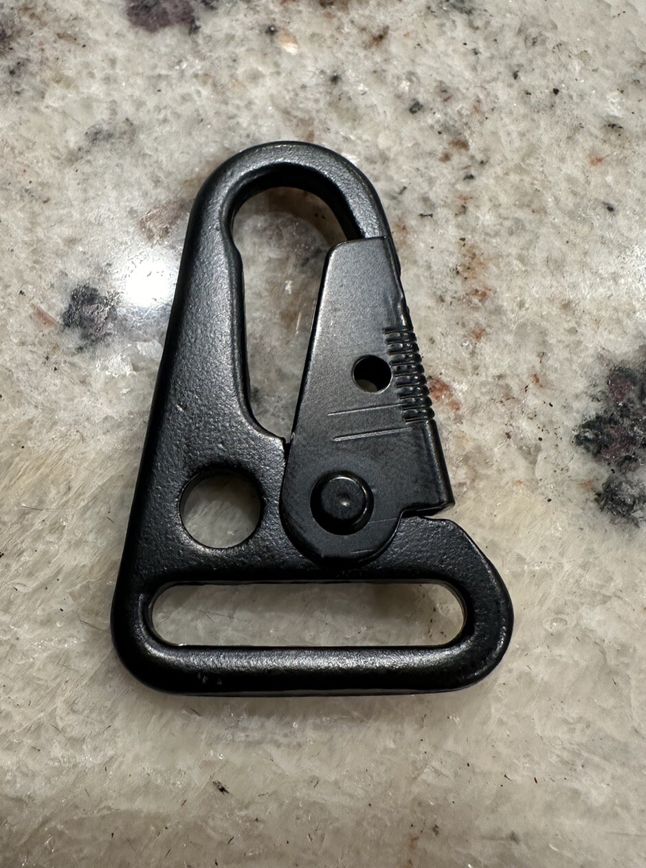 Lot of 4 1" HK Style Steel Snap Hooks