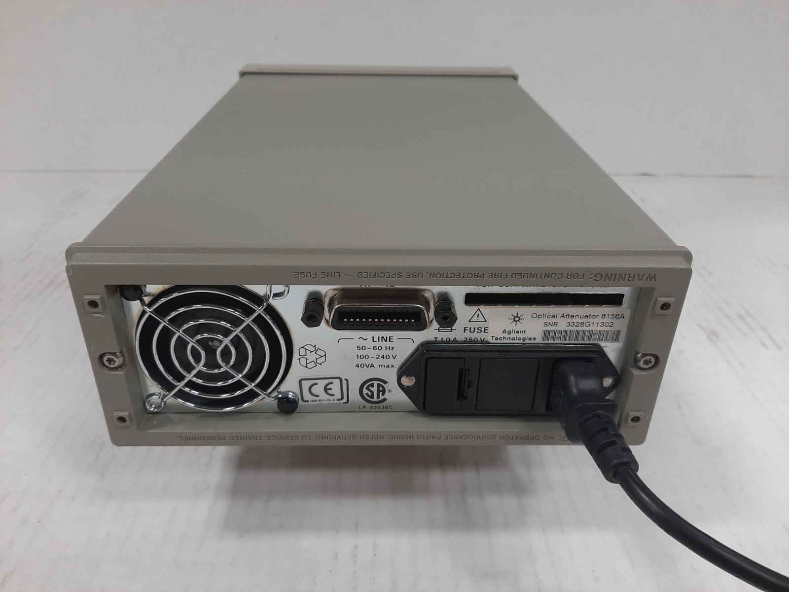 Agilent 8156A Optical Attenuator with Option: 201