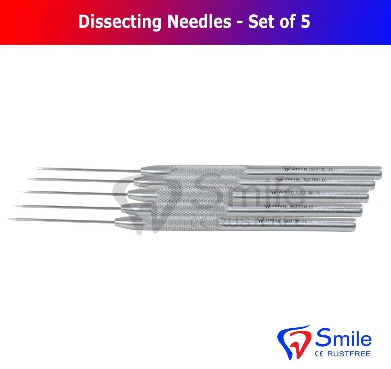 Dissecting Needles Medical Students Kit Set Of 5 Premium Quality Product