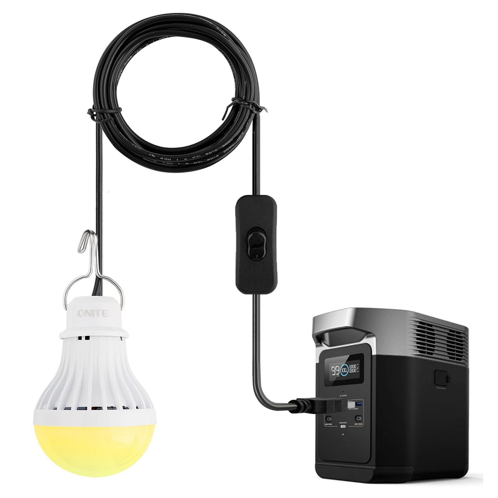 USB LED Light Bulb, Emergency Backup Lighting for Camping, Garage, Power Outa...