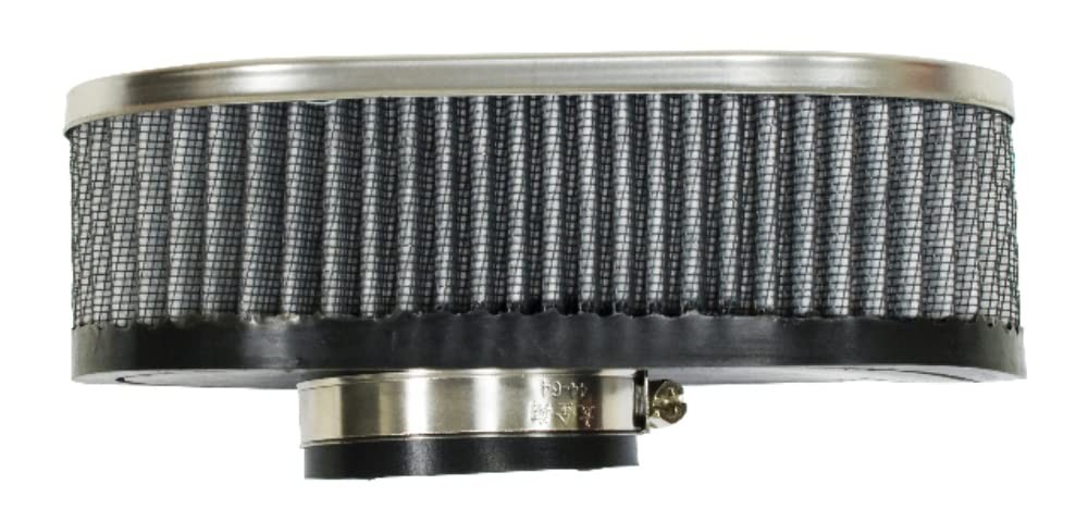 172976 Air Cleaner Oval Gauze Rubber Flange 2 Inch Inlet Neck 23/4 Inch