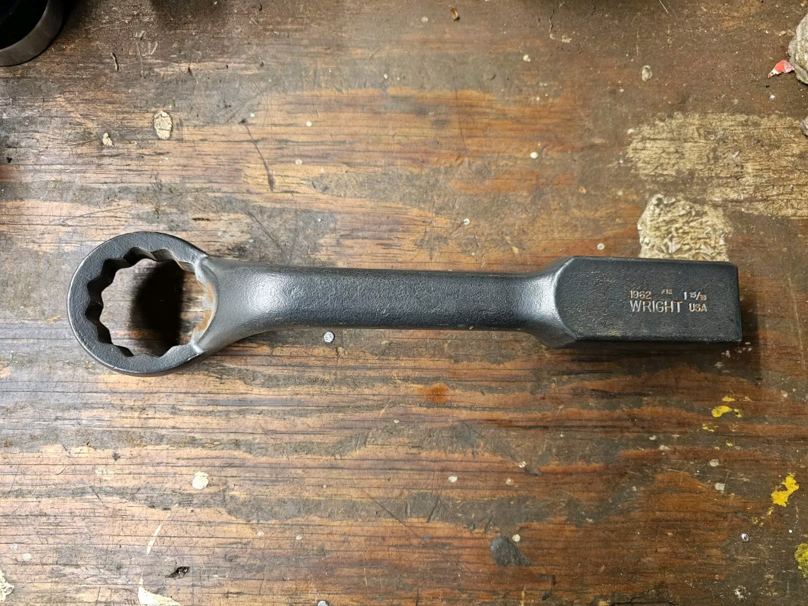 WRIGHT TOOL 1962 1-15/16" OFFSET HAMMER WRENCH USA 🇺🇲 12 POINT KNOCKER 1-15/16