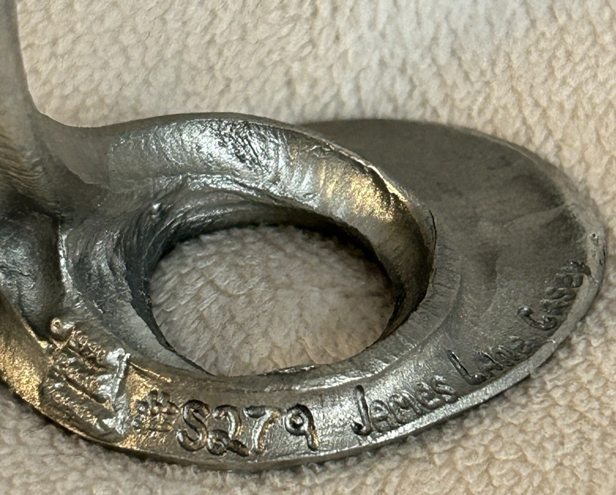 Perth Pewter Castle Signed James Lane Casey #S279