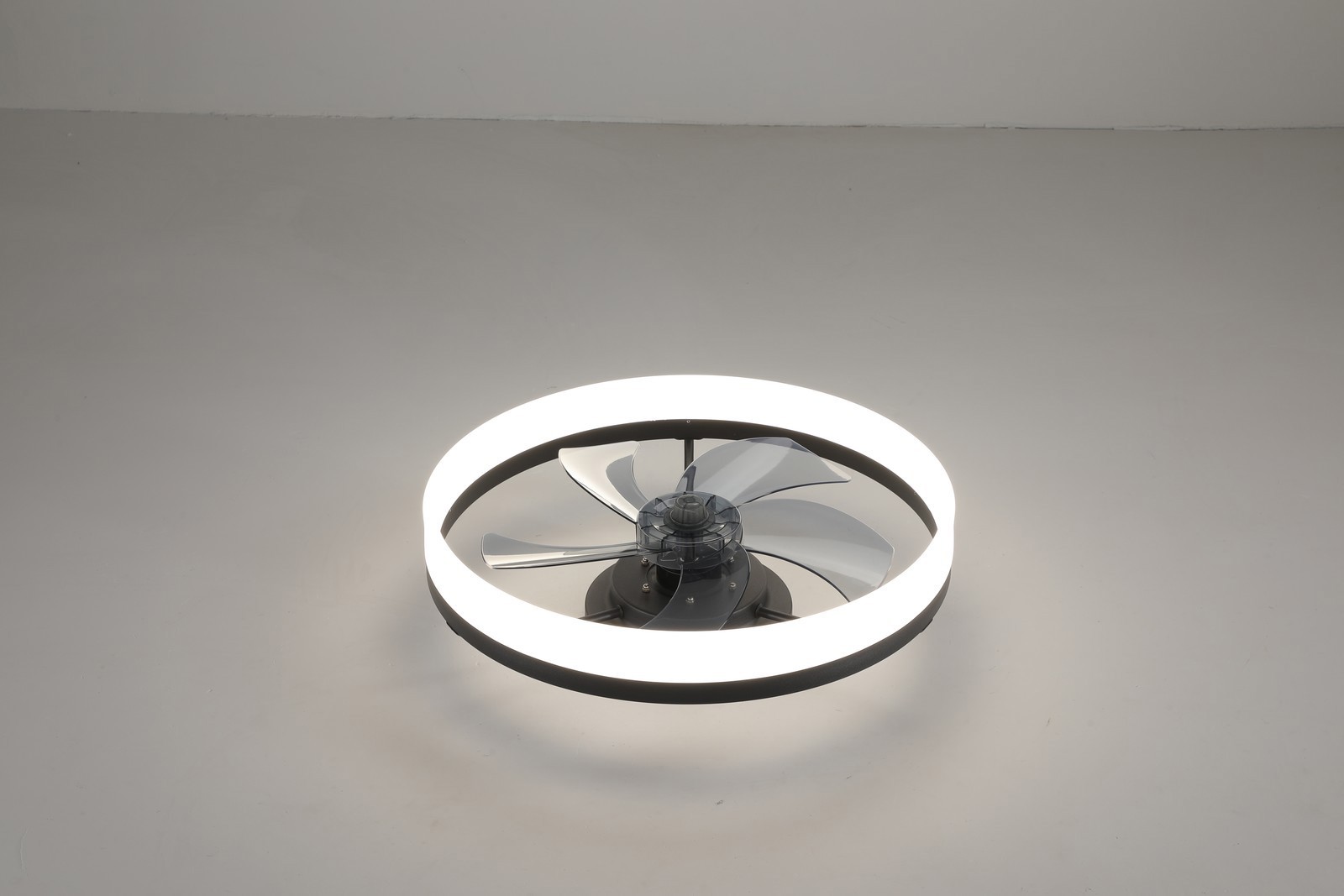 20" Modern Fan Lights Flush Mount LED Ceiling Light kit With Remote APP Control