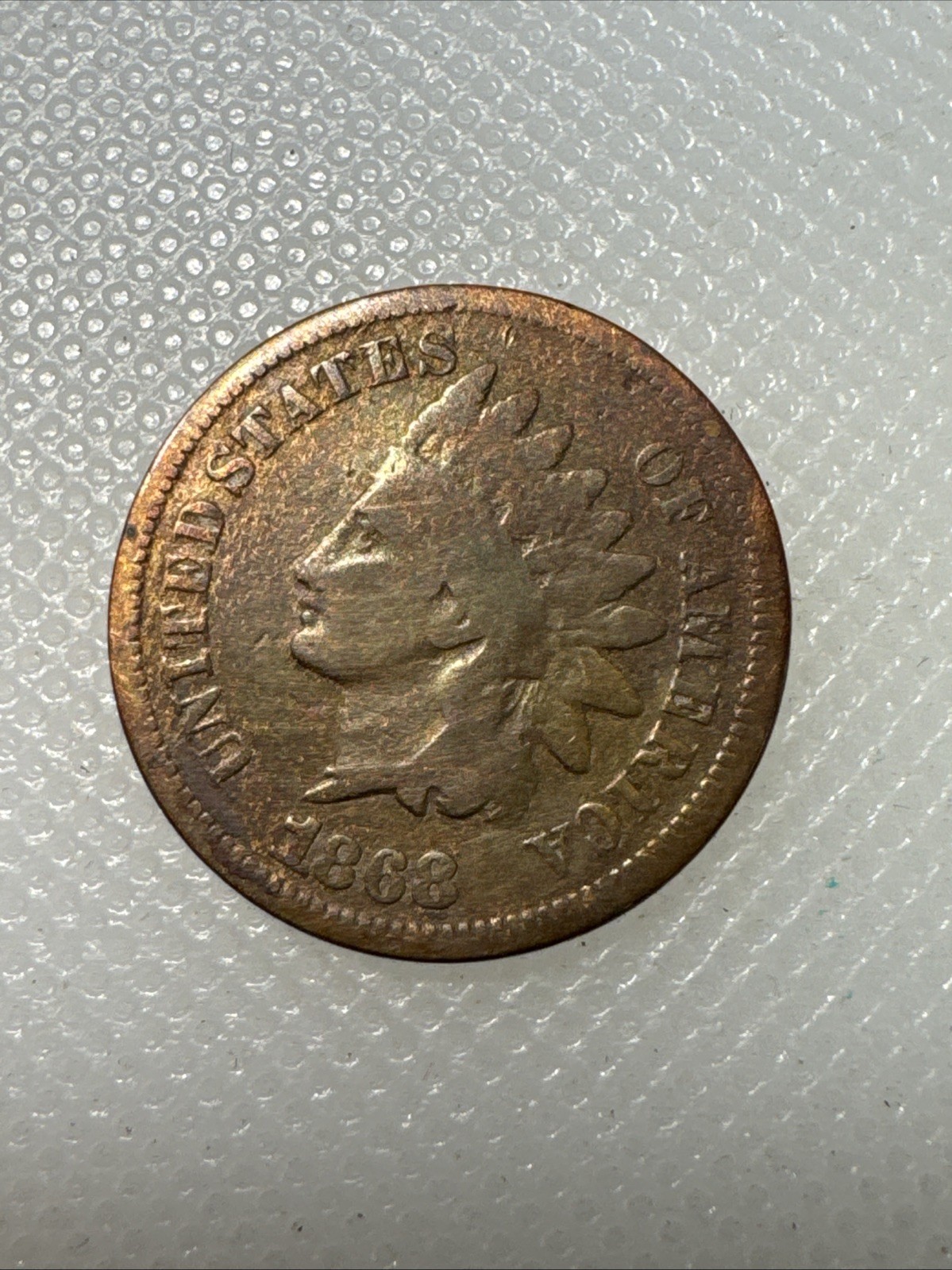 1868 Indian Head Cent U6