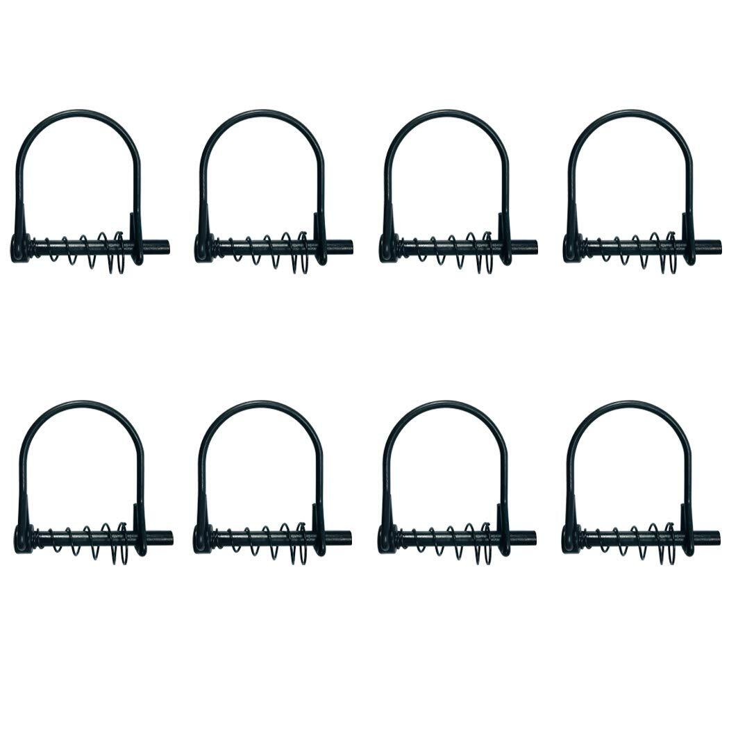 8 Pack Silent Shaft Locking Pin with Spring - for Farm Lawn Garden - Hunting ...