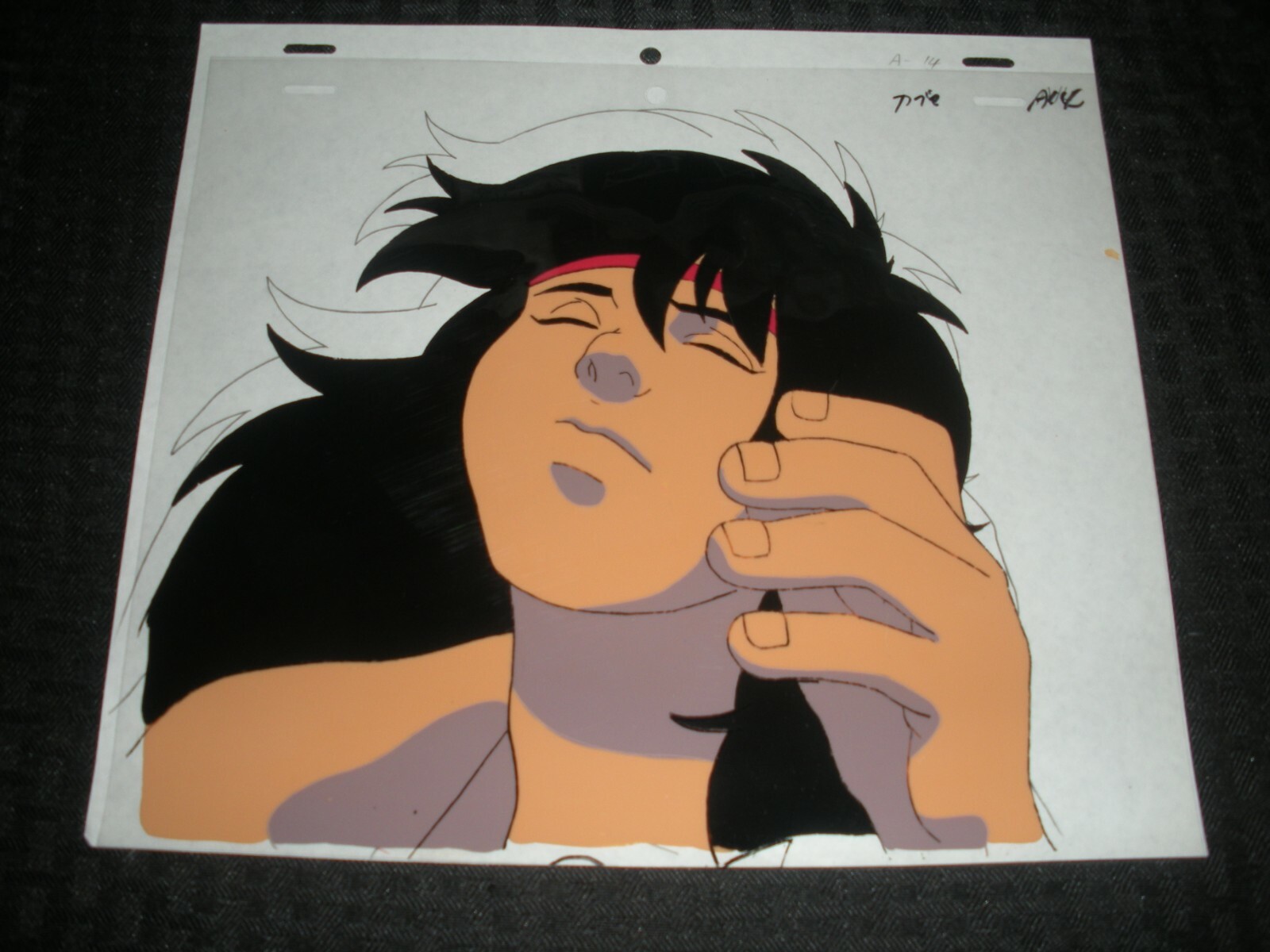 CADILLACS AND DINOSAURS Cartoon Animation 10.5x9" Cel Wild Child Close-Up WCA-14