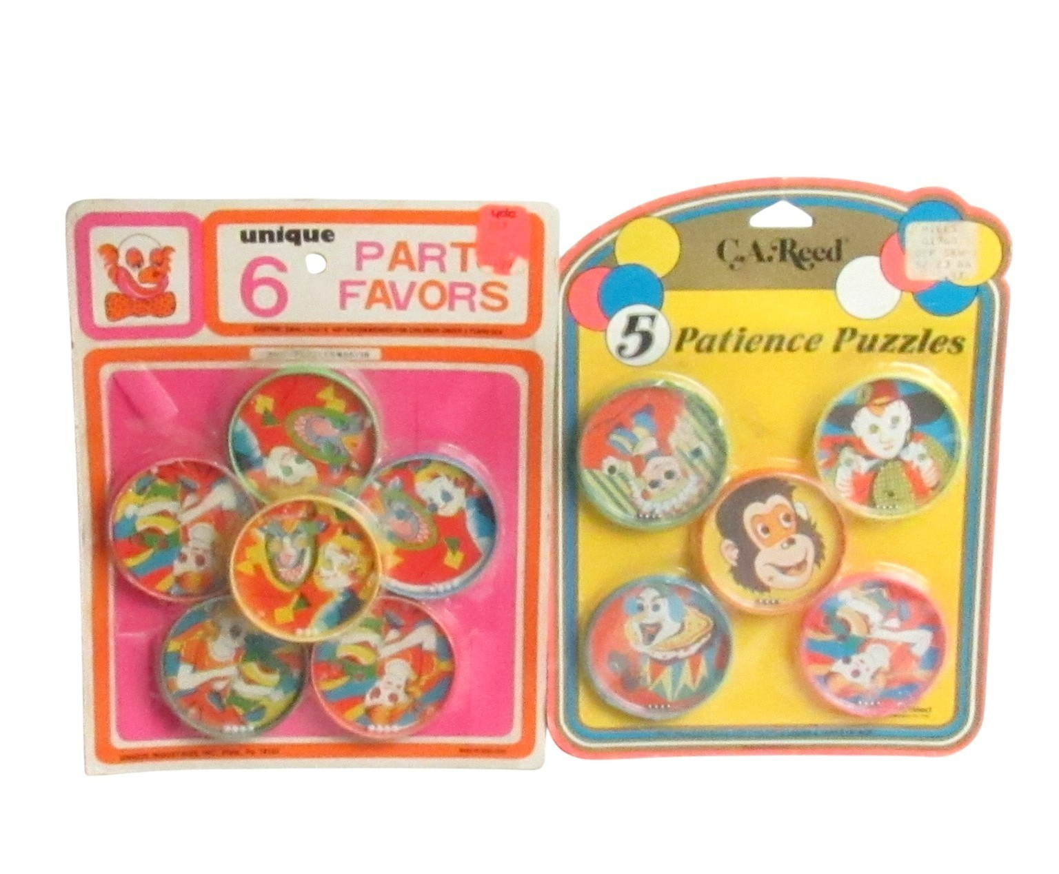 Patience Puzzles C.A. Reed & Unique Party Favors Toys RARE NOS Sealed Hong Kong