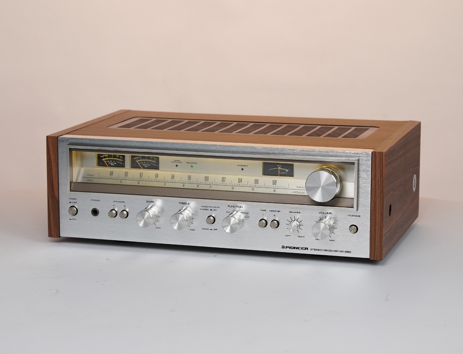 Pioneer SX-680 Stereo Receiver – ProServiced & Fully Restored – 1-Year Warranty