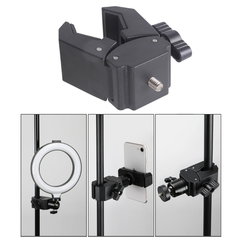 Camera Accessory Clamp With External Thread Live Streaming