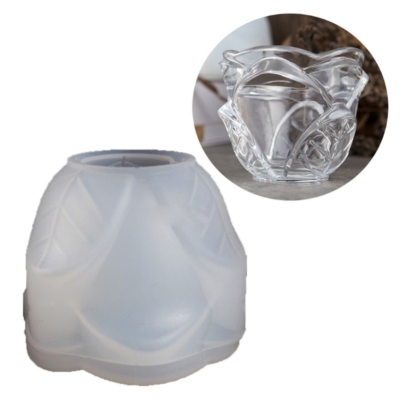 Glazed Cup Resin Casting Mold Jewelry Storage Resin Mold for Halloween Decor