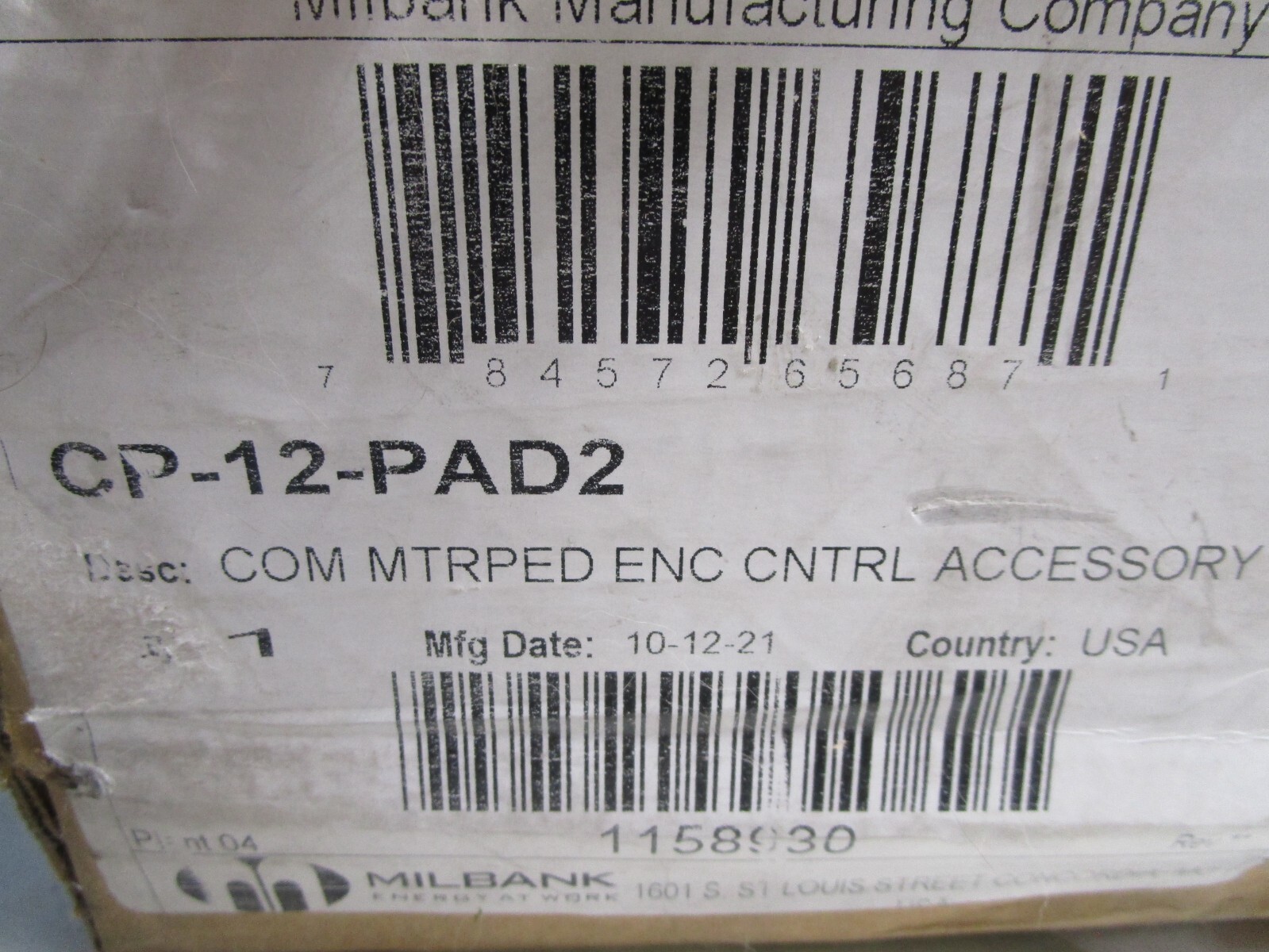 CP-12-PAD2 Meter Equipment Accessory, Pad Mount Base