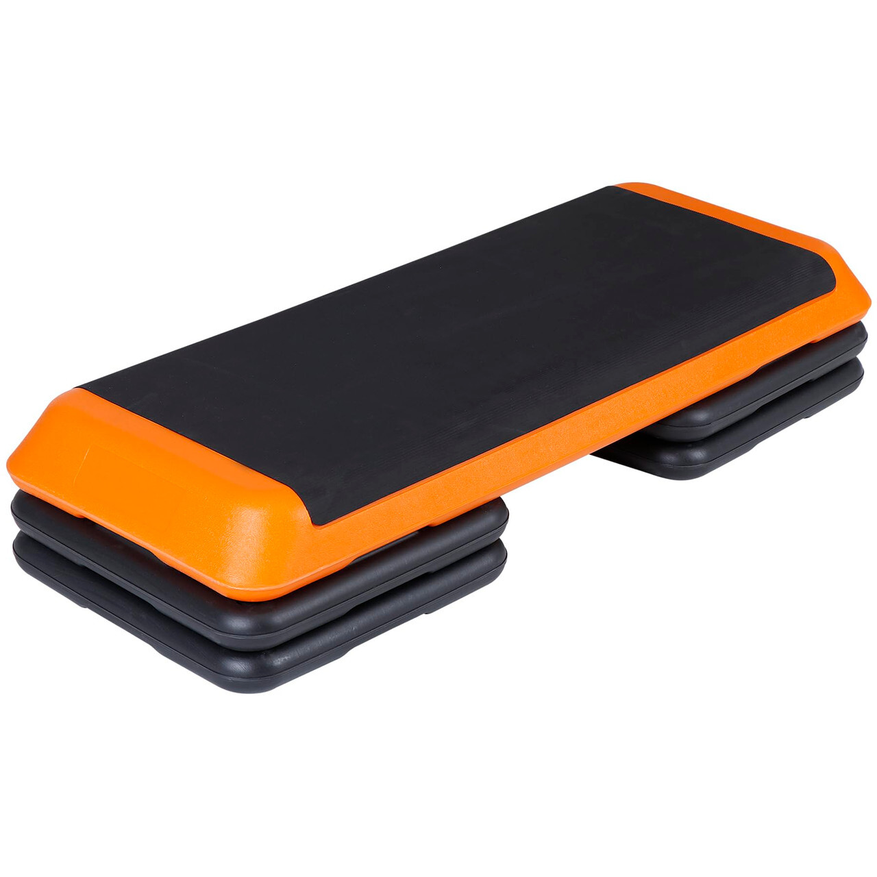 43" Workout Aerobic Exercise Step Platform, Adjustable Aerobic Steppers for Exer
