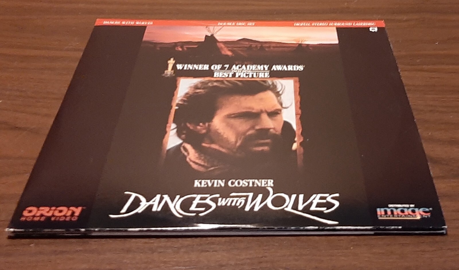 "Dances with Wolves" Widescreen Laserdisc LD - Kevin Costner ~ Like New