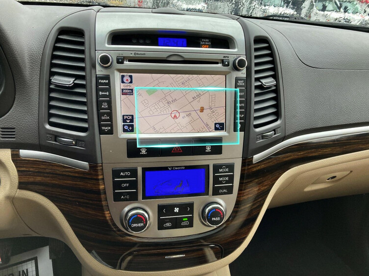 Crystal Clear Screen Protector for 2011 Hyundai Santa Fe Vehicle Navigation