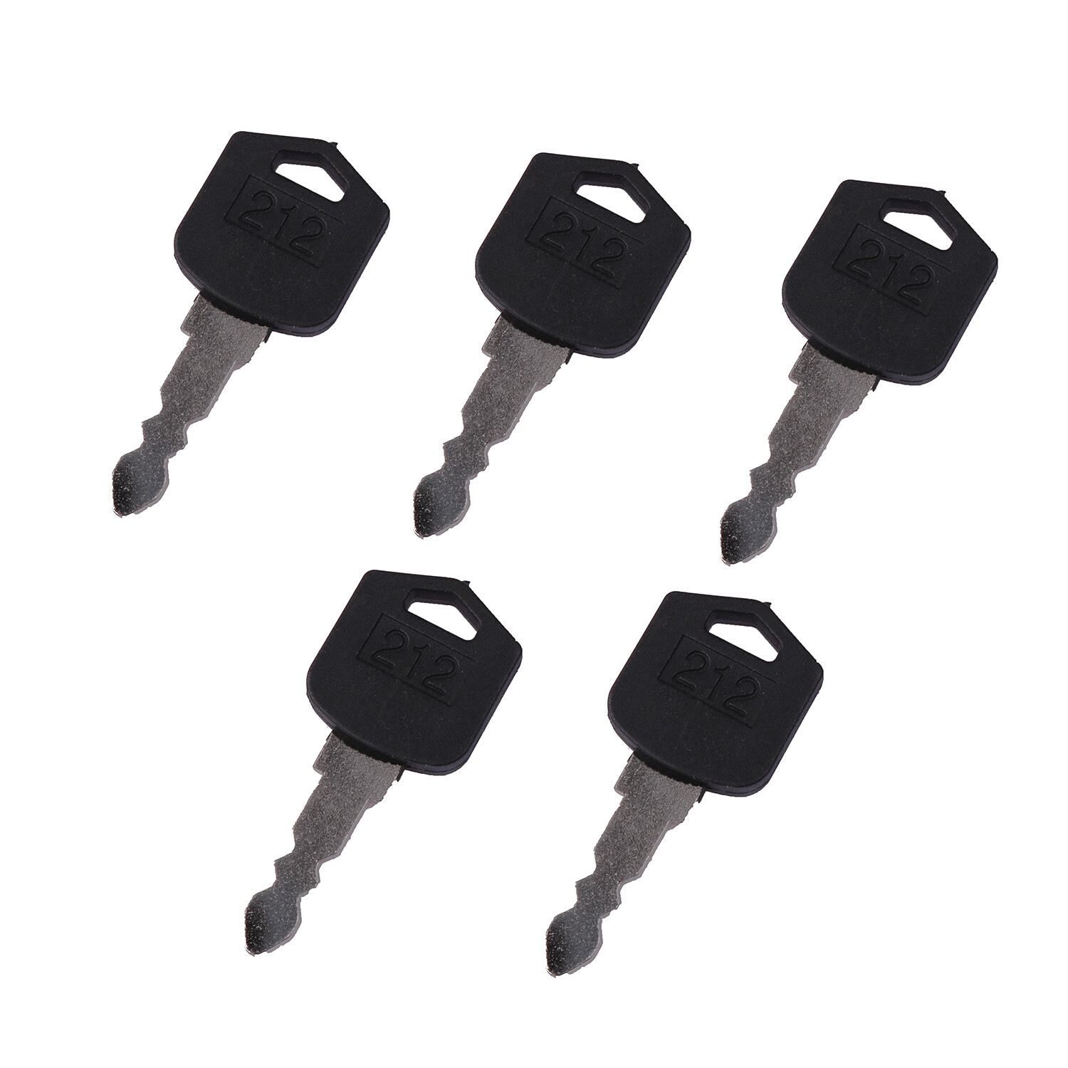 5PCS 212 D554212 Ignition Keys for Doosan Daewoo Forklift D25 D35 G25 G35