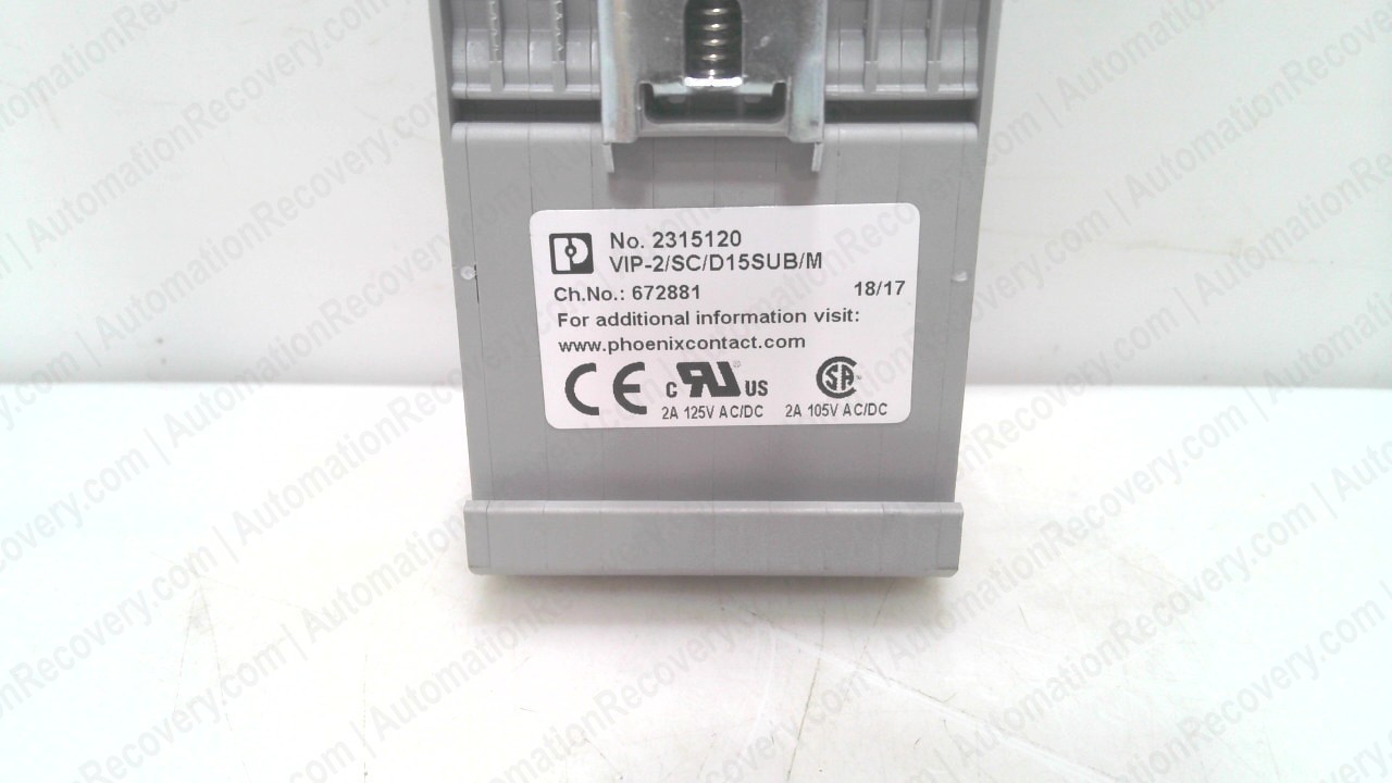 PHOENIX CONTACT VIP-2/SC/D15SUB/M INTERFACE MODULE, 2315120, NEW* #352647