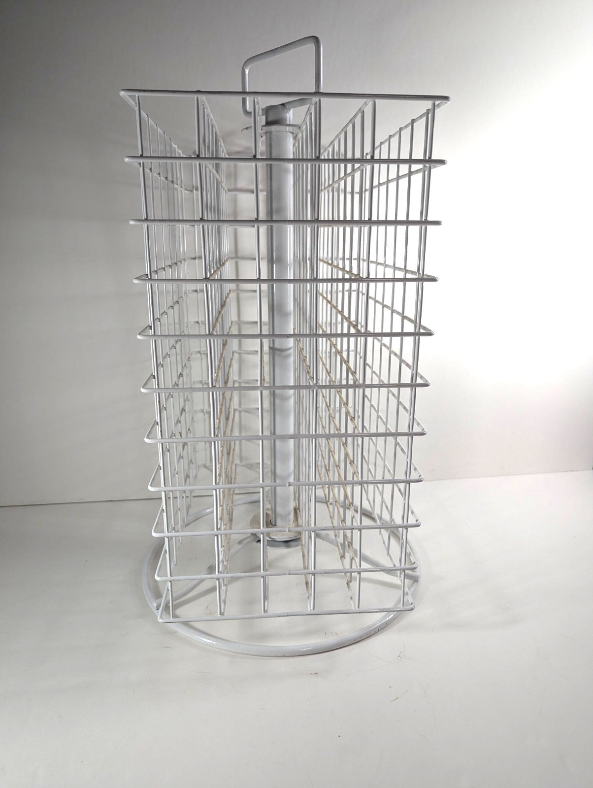 Spinning Craft Paint Storage Holder Rack White