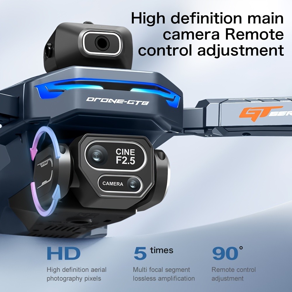 6K HD Pro FPV Drone 5G WiFi Obstacle Avoidance Dual Batteries