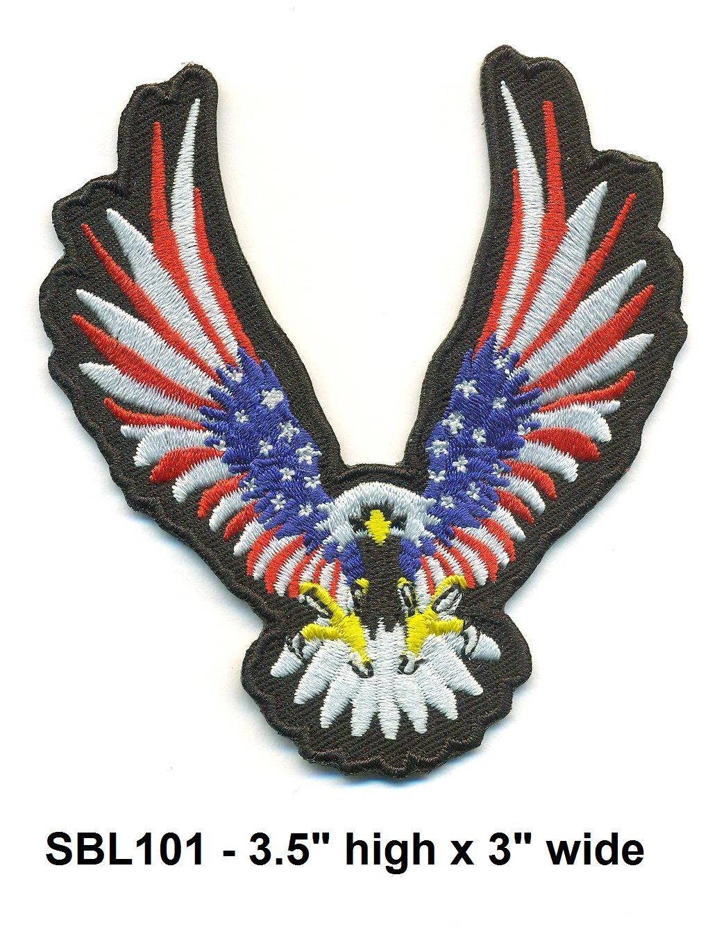 USA PATRIOT EAGLE FLAG COLOR PATCH - SBL101
