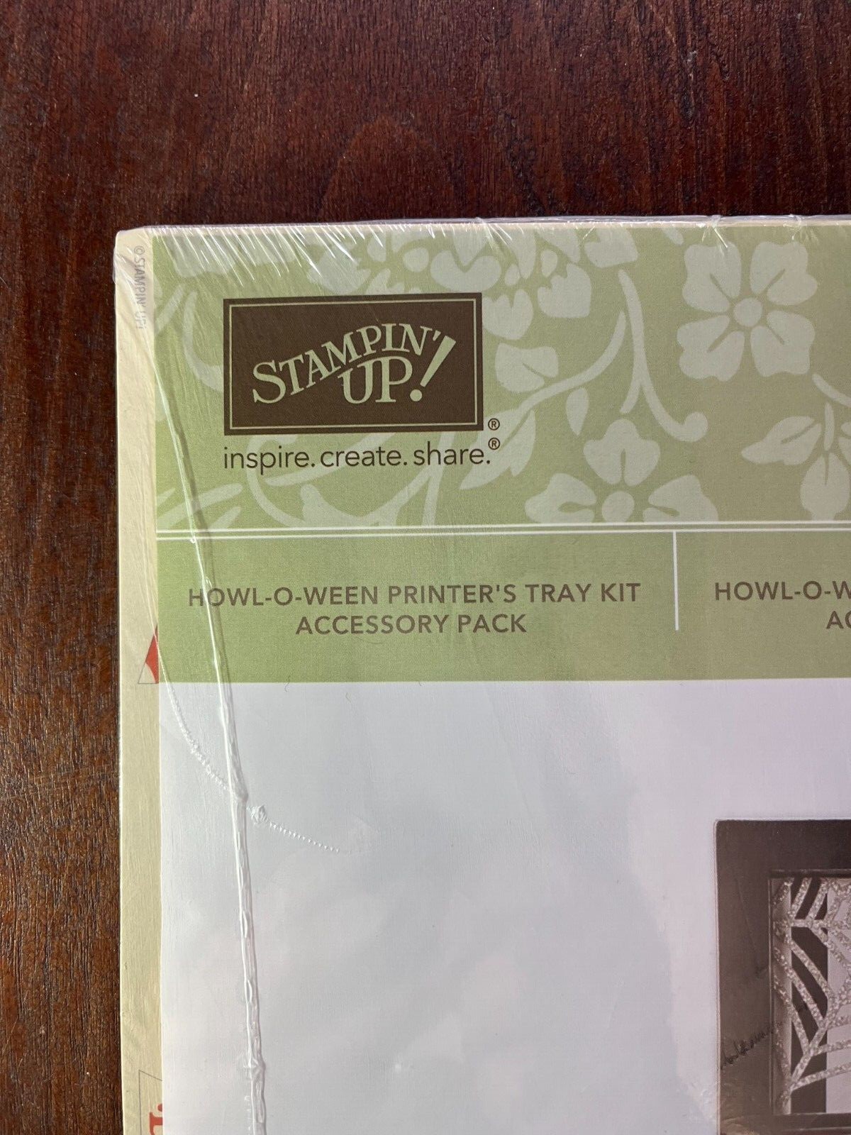 Stampin' Up Howl-O-Ween Printer’s Kit Accessory Pack New in Sealed Package