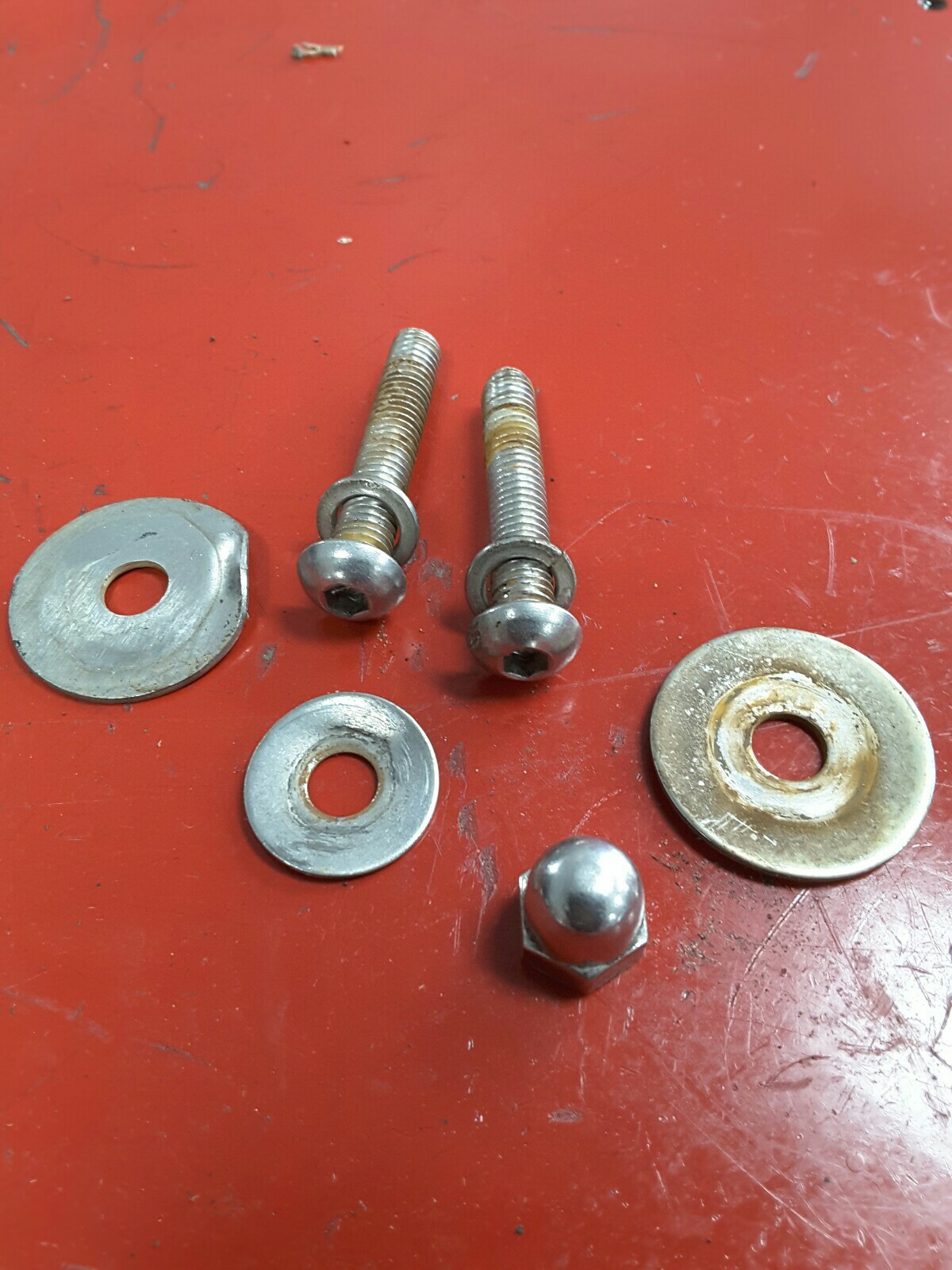 Buddy Scooter Subframe Mounting Bolts Rear Tail Frame Blackjack mio metro