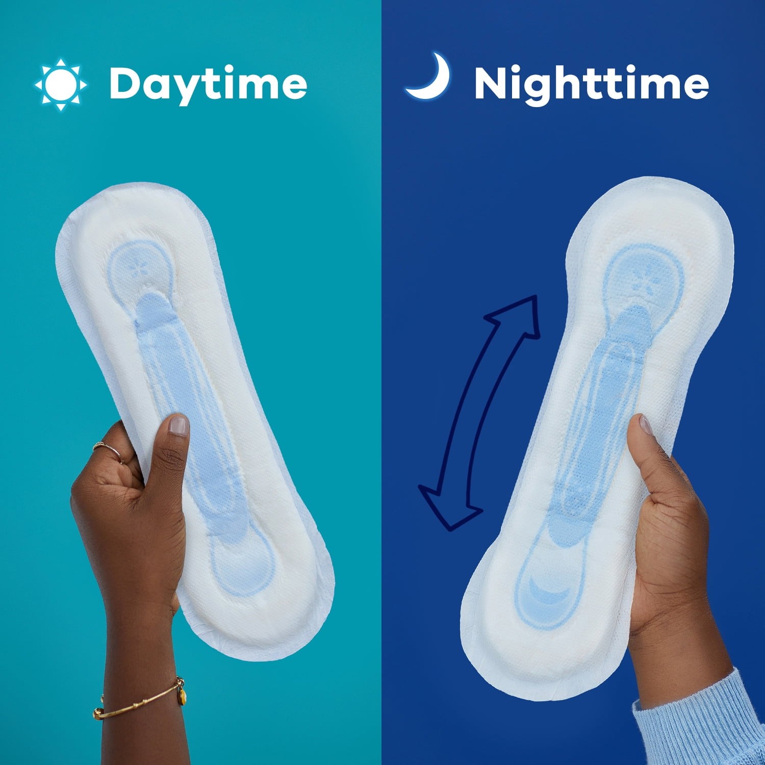 Always Maxi Pads without Wings, Size 4, Overnight Absorbency, 28 CT