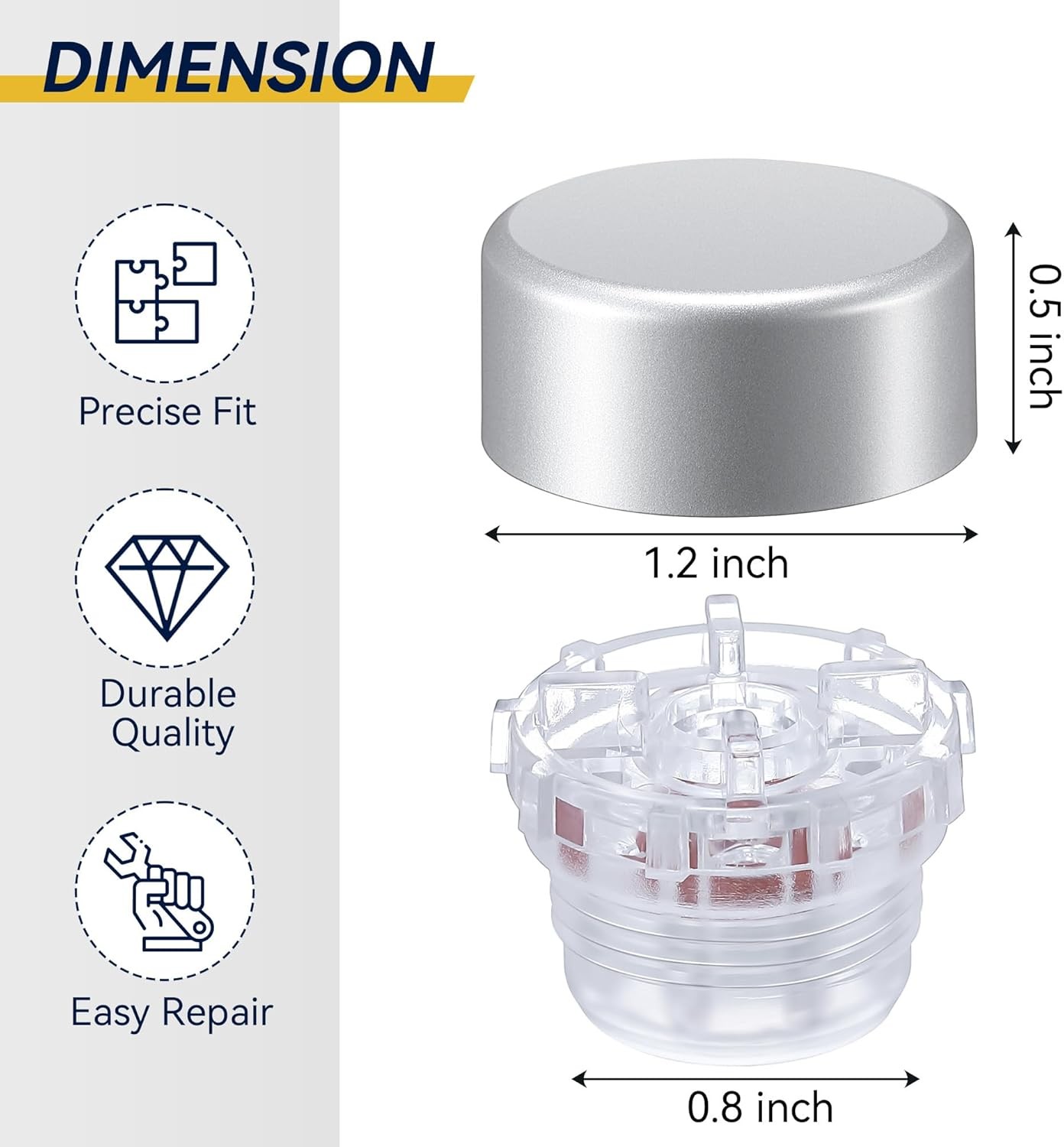 2 Pack Vacuum Breaker Repair Kit Compatible with 630-7500, Compatible with Prier