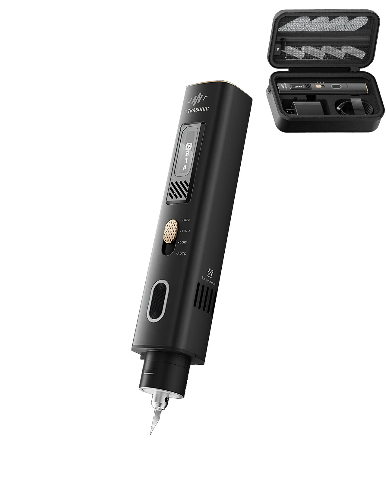 JAKEMY JM-Y10 PRO 2 in 1 Powerful Ultrasonic Cutter Power Engraving Tool (76 Pc