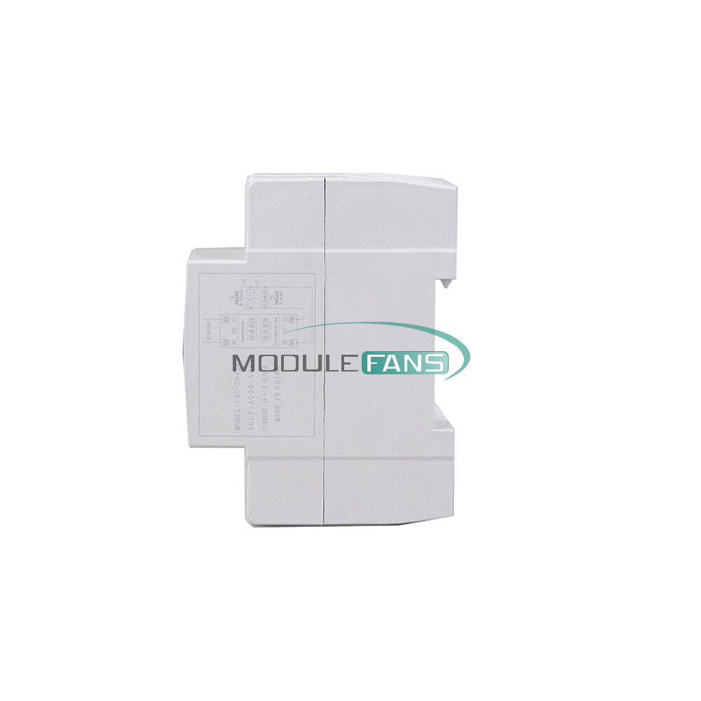 AC 50-500V 100A Din Rail Single-phase Digital Voltage LCD Voltage Current Meter