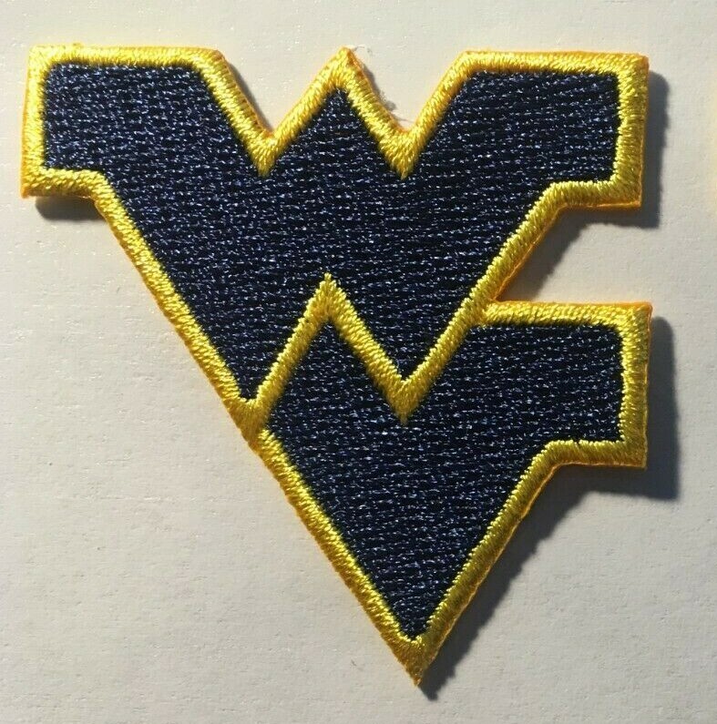 West Virginia University patch WV Mountaineers patch iron or sew on 2 1/8" tall