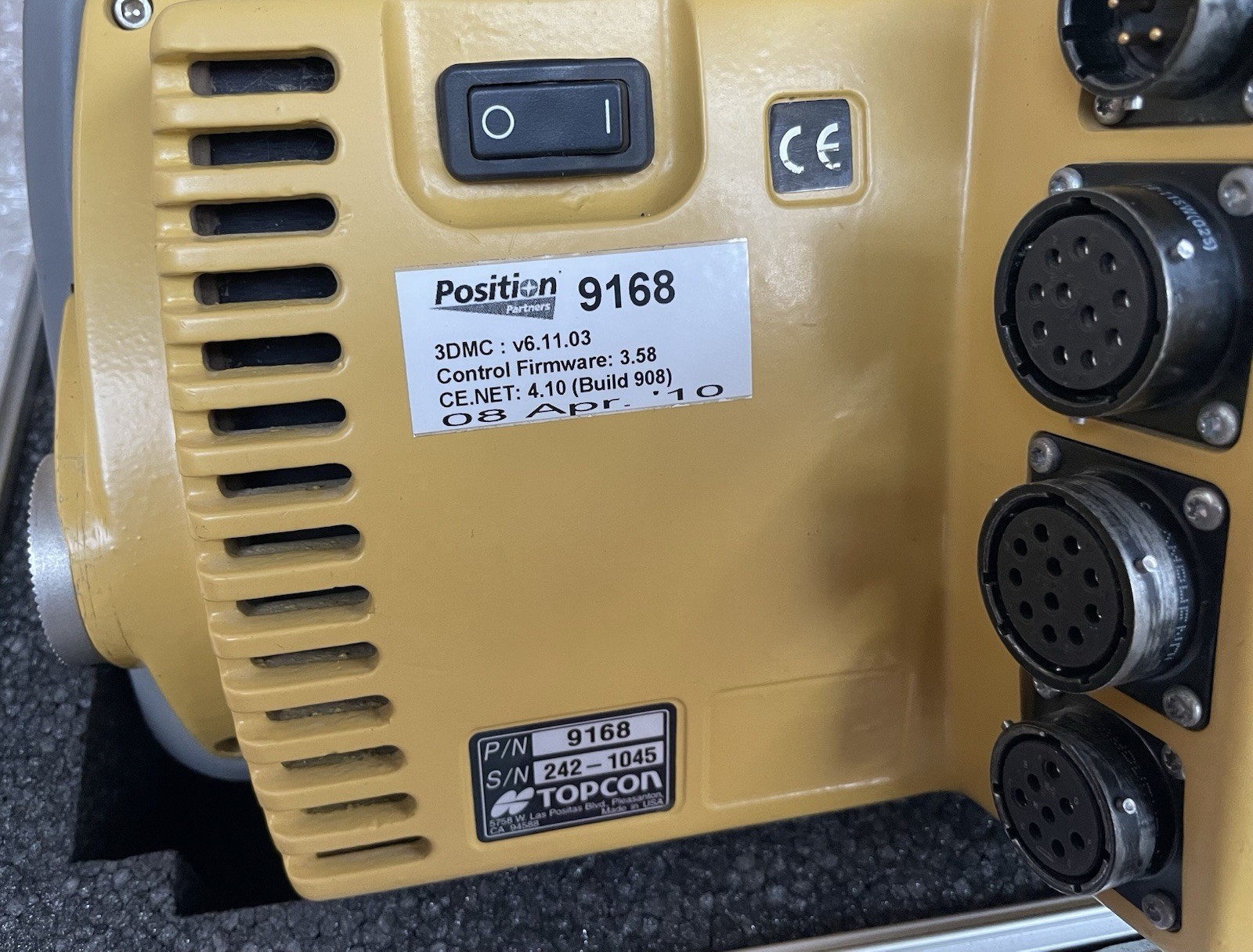 Topcon Control Box Display 9168