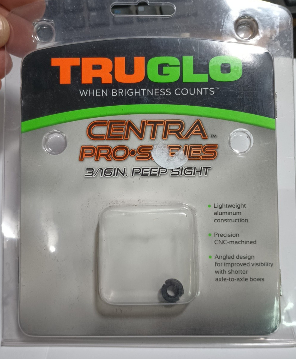 TRUGLO Centra Pro Series 3/16" Peep Sight Aluminum