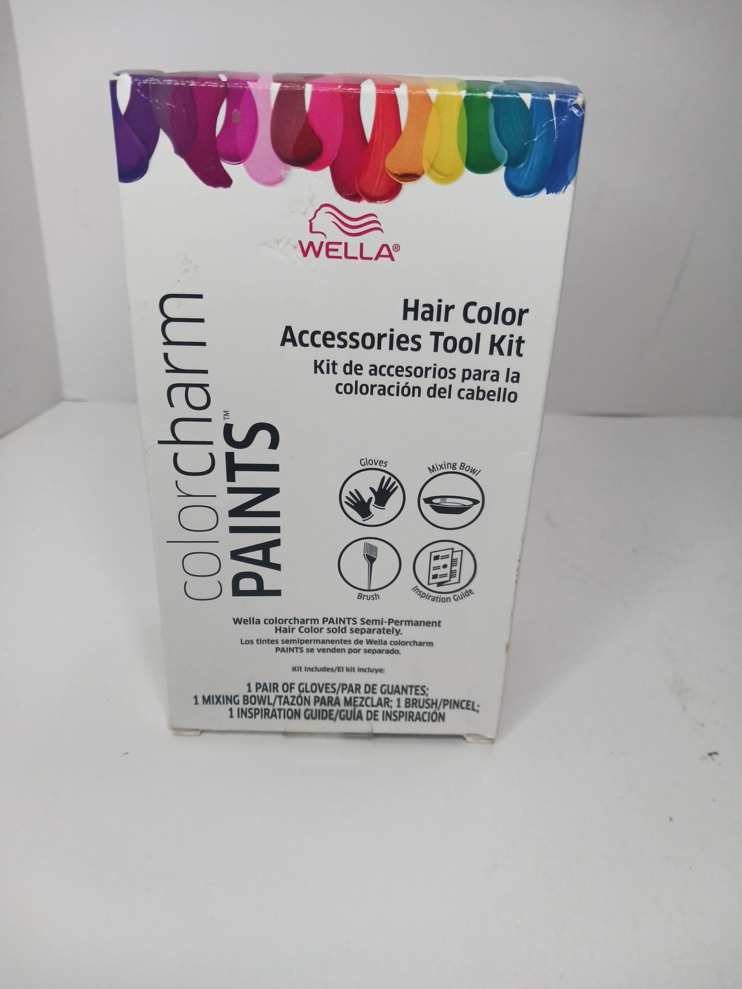 Wella Color Charm Paints ACCESSORIES TOOL KIT Gloves Bowl Brush Guide Hair New