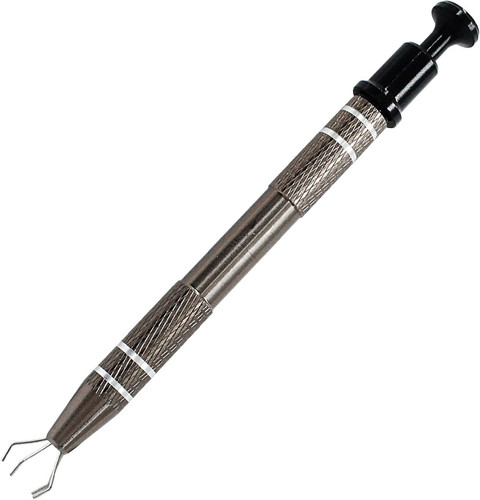 Hordion 4-Claw Pick up Tool Piercing Ball Grabber, Stainless 1 Pcs, Gray
